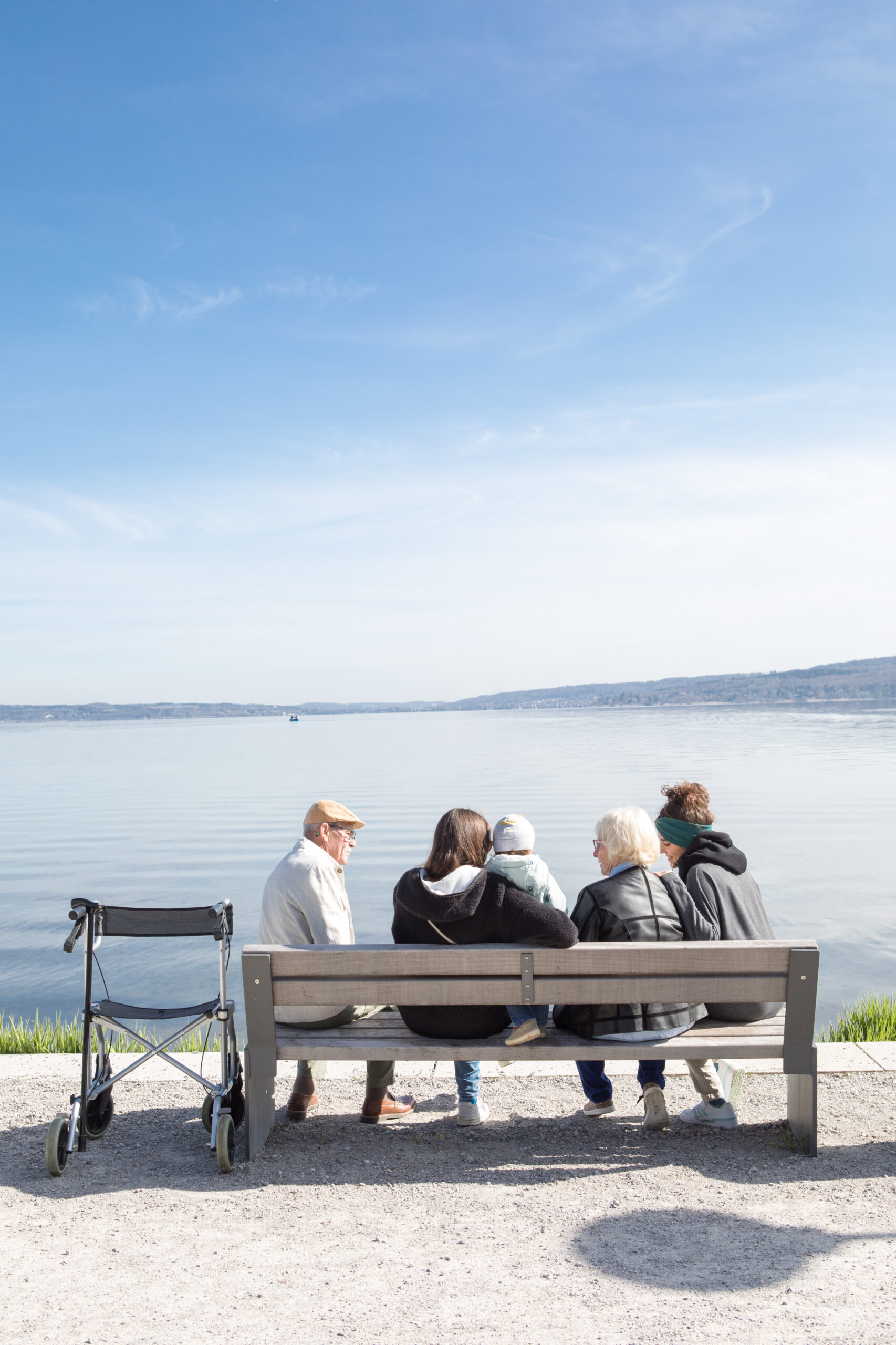 Hospiz Polling - Hospizverein Pfaffenwinkel am See, entspannte Pause.