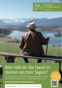 Hospiz Polling - Hospizverein Pfaffenwinkel Logo mit Text zu Ehrenamt.