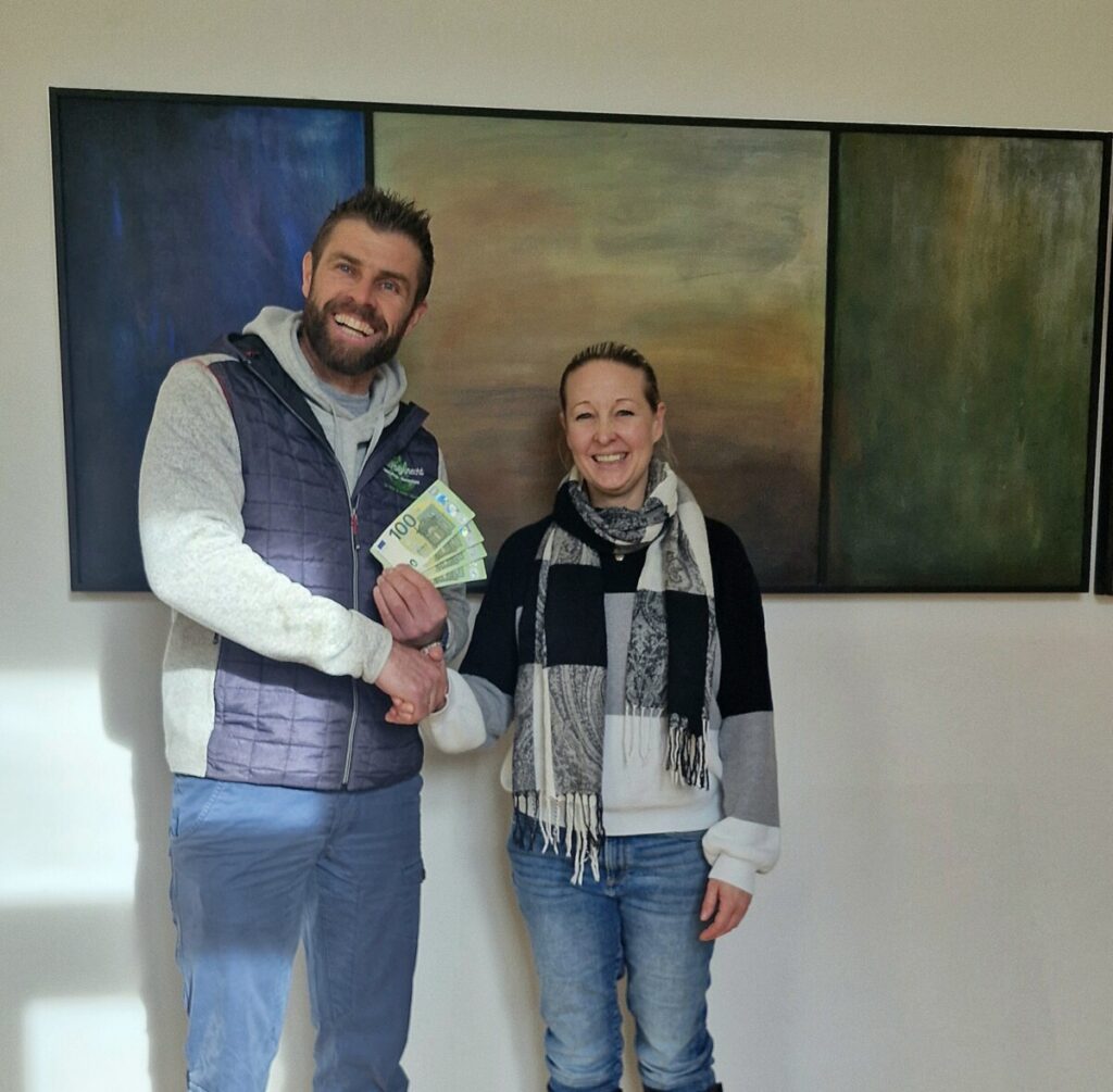 Spendenübergabe im Hospiz Polling - Hospizverein Pfaffenwinkel.